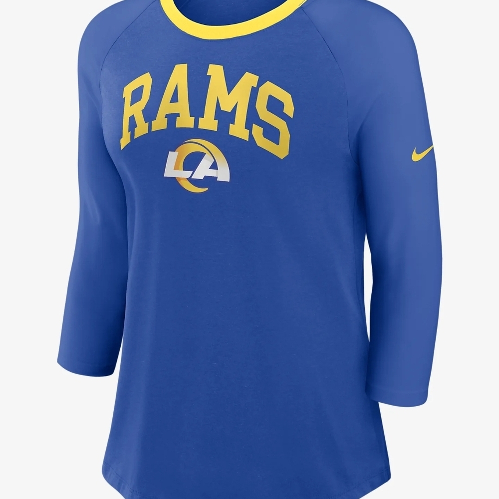 Los Angeles Rams women's Nike NFL 3/4 sleeve T-shirt